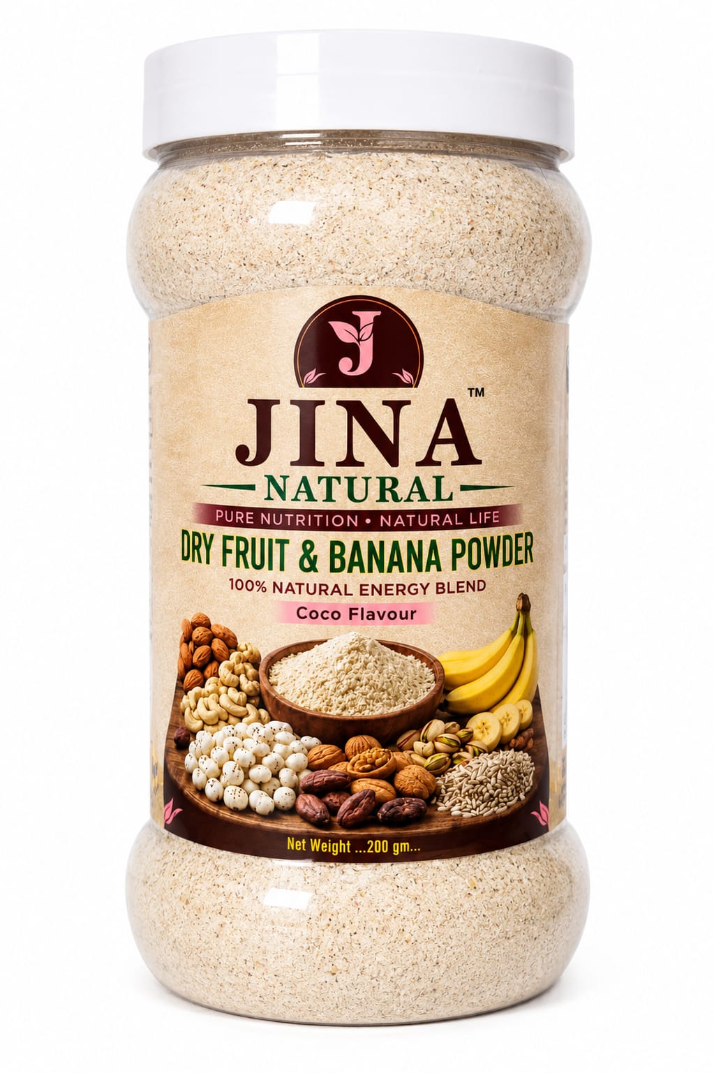 Dry Fruit & Banana powder coco flavour