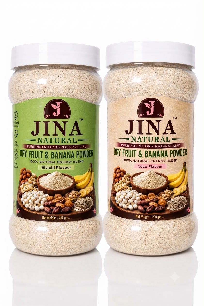 Dry Fruit & Banana powder coco & elaichi flavour combo pack